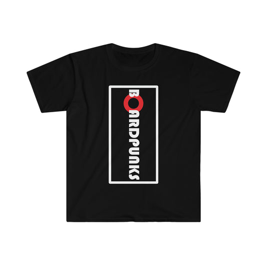 BoardPunks Text Tee - Black (Front)