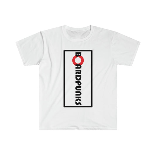 BoardPunks Text Tee - White (Front)