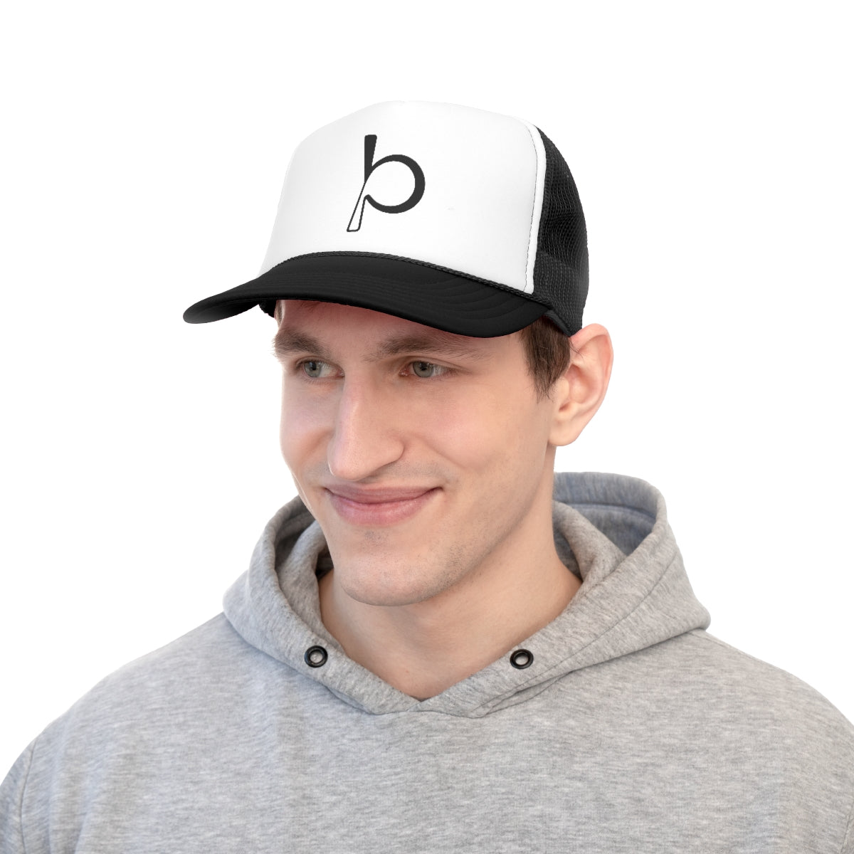 BoardPunks Hat - Trucker - Black/White