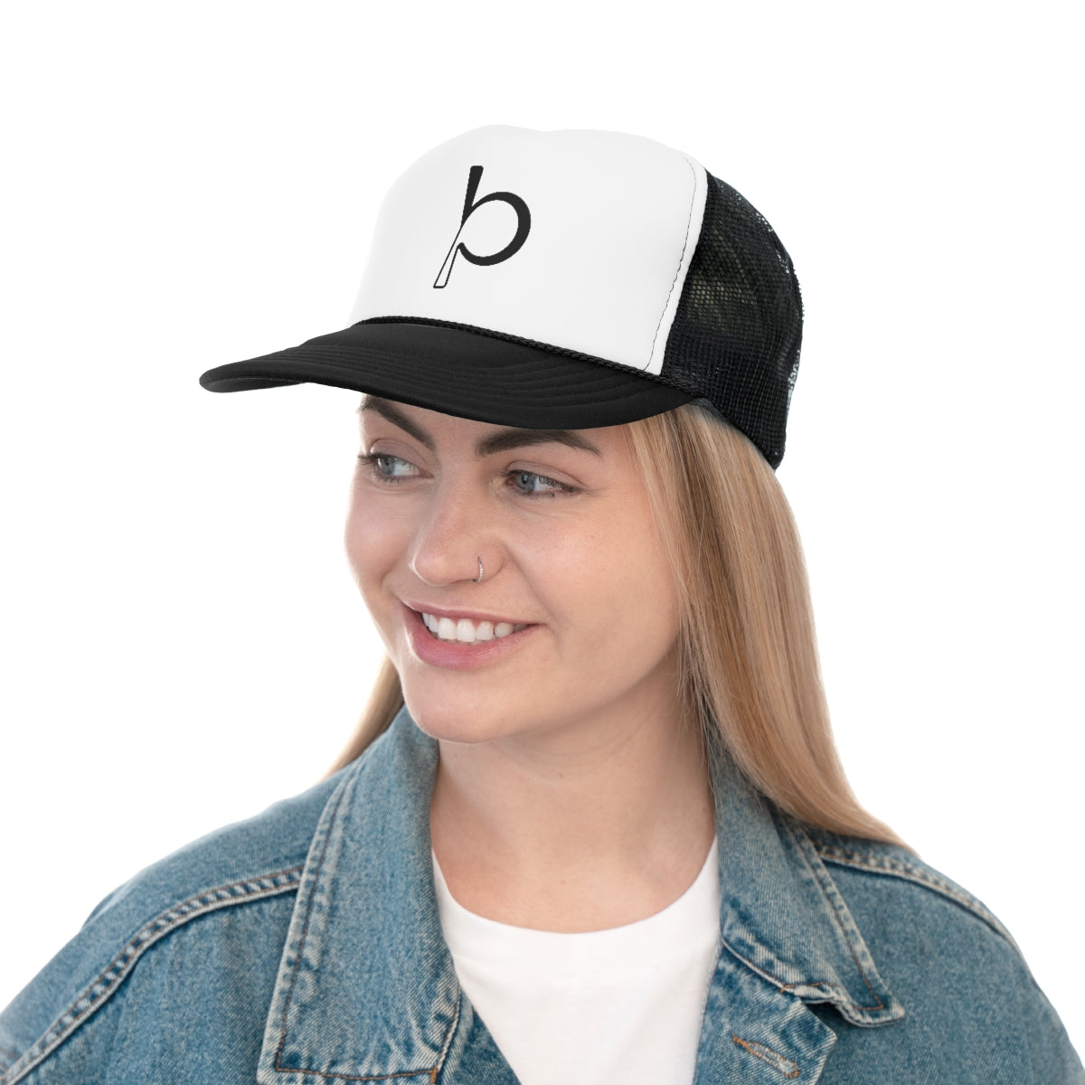 BoardPunks Hat - Trucker - Black/White