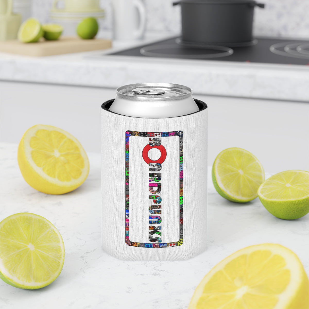 BoardPunks Can Cooler - White