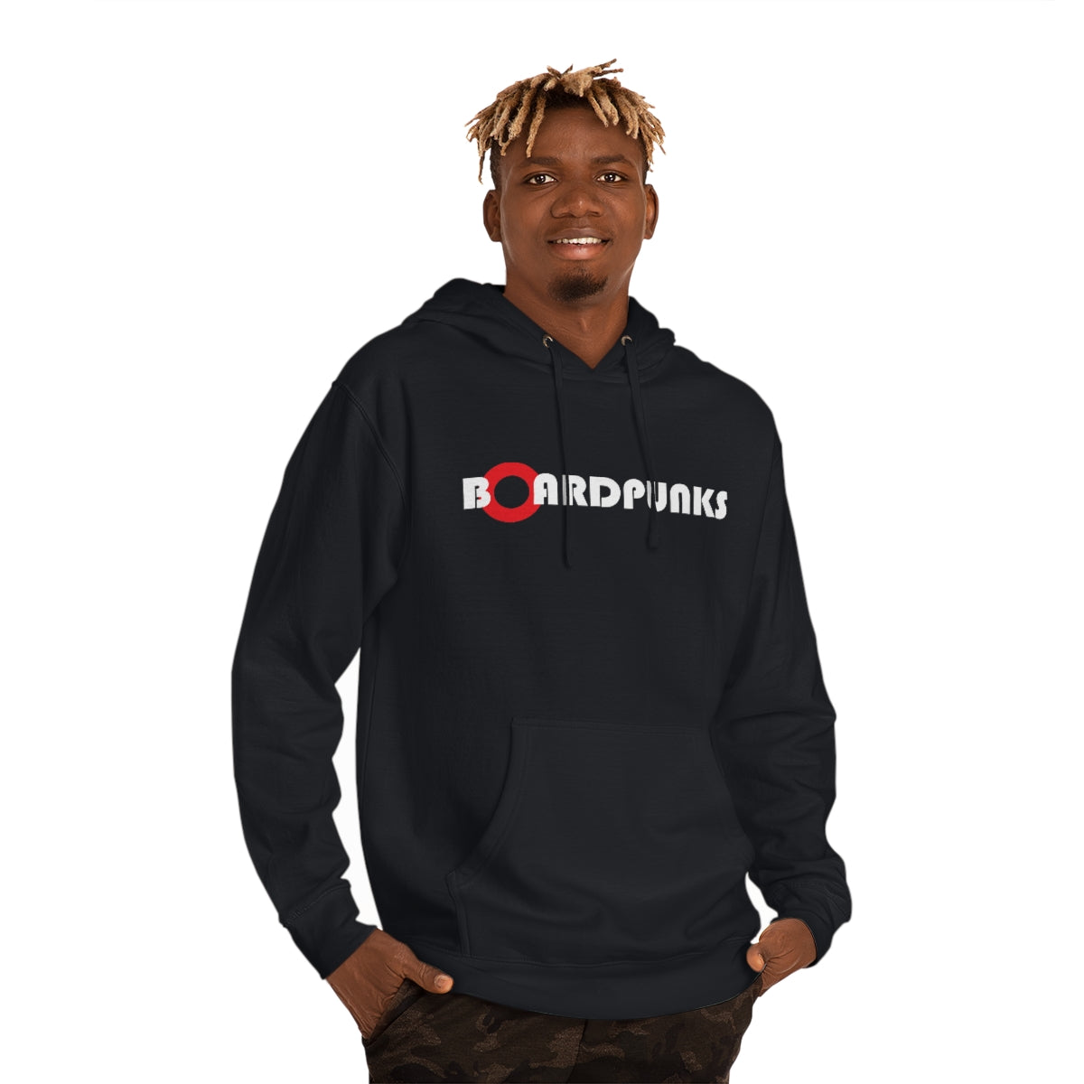 BoardPunks Hoodie - BP Text - Black