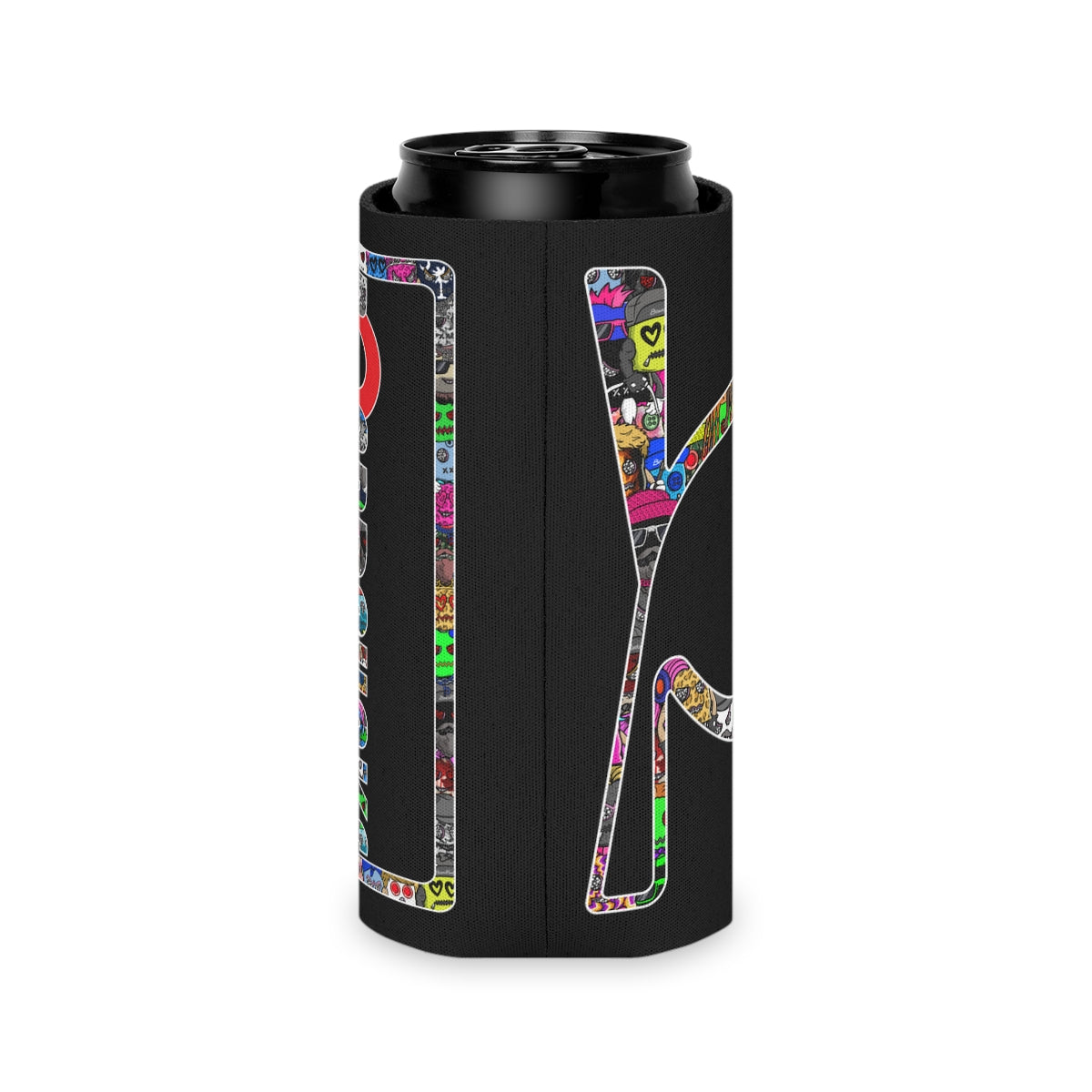 BoardPunks Can Cooler - Slim - Black